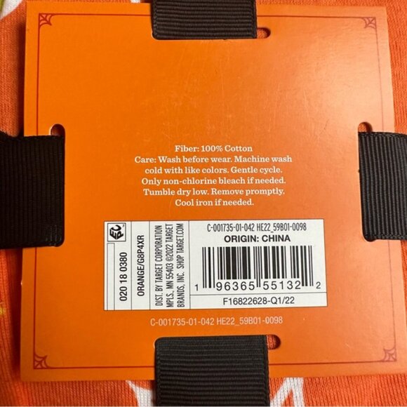 Target Hyde & Eek! | 2-Piece Family Sleep Set Orange Spooky Print | Size 2X - Picture 5 of 6